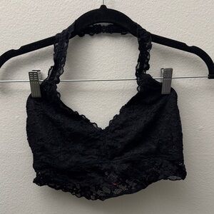 Black Lace halter bralette